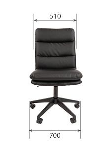 Офисное кресло CHAIRMAN 919, экокожа, черный